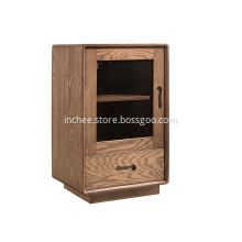 High Quality Unique Design Solid Wood Sideboard Cabinet